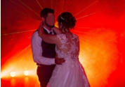 Ouverture de Bal avec fume et couleur par DJ Mariage Nimes Gard 30